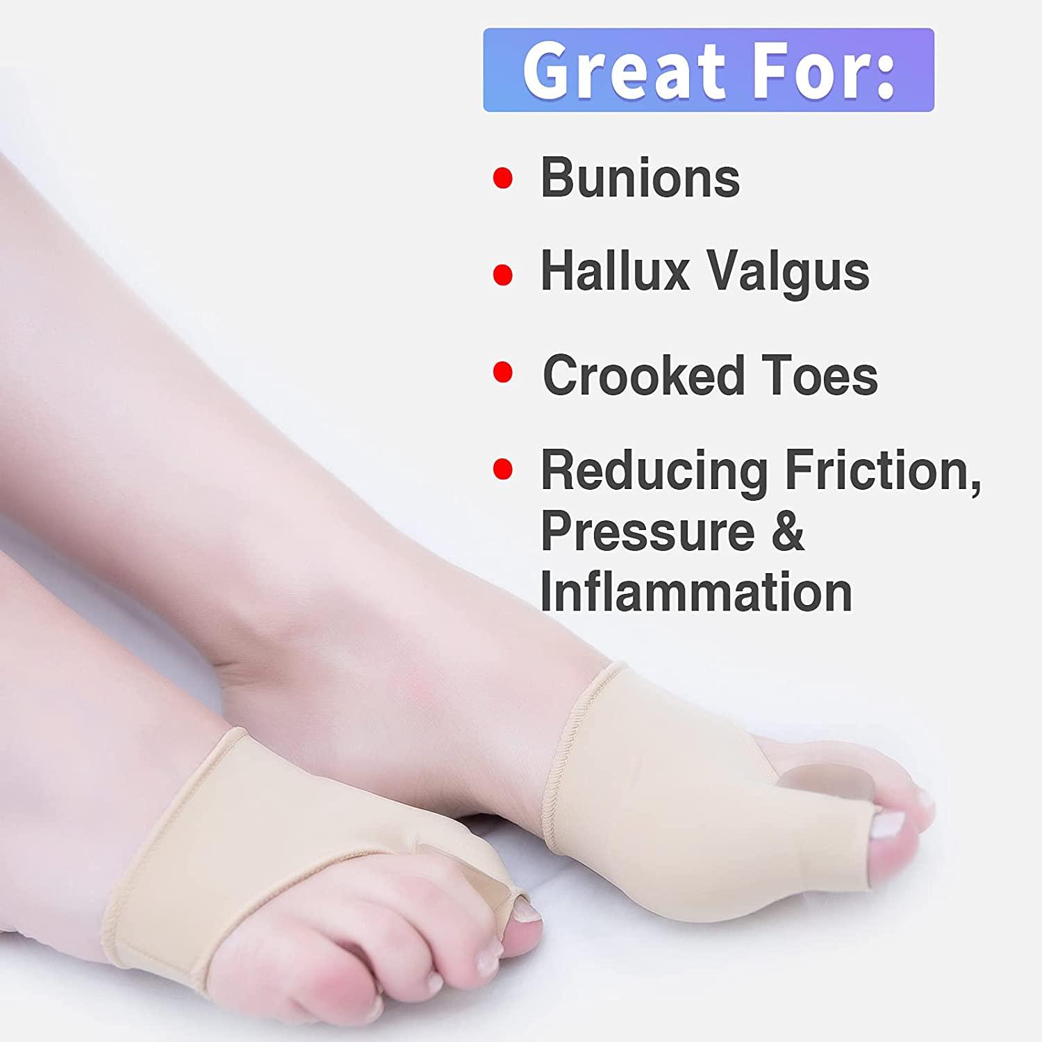 Bunion Corrector for Women, Toe Splints, Soft Gel Cushion Toe Spacers