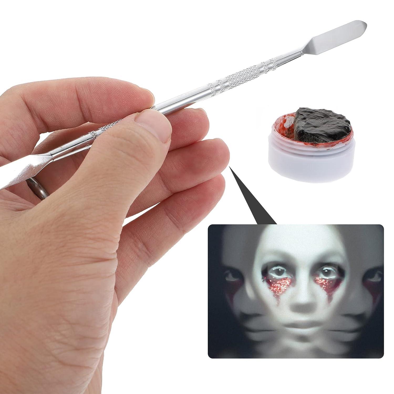 Ciieeo 1 set Halloween fake wounds wax halloween makeup supplies Halloween  Makeup Kit MakeupFake Scar Blood Props