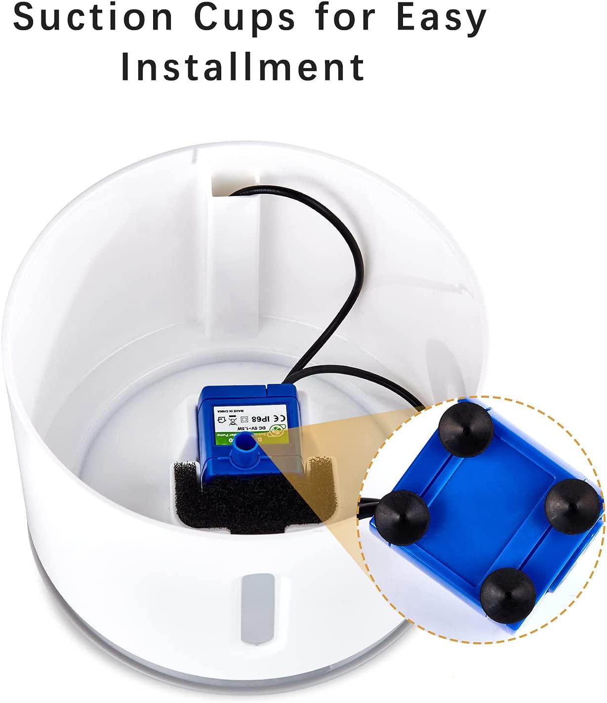 Cat Water Fountain Pump, Pet Water Fountain Pump Replacement Pump DR