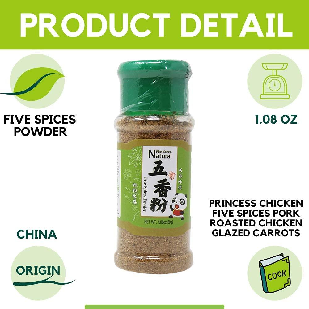 Authentic Chinese Five Spice Blend 1.05 oz, Gluten Free, All Natural Ground Chinese 5 Spice