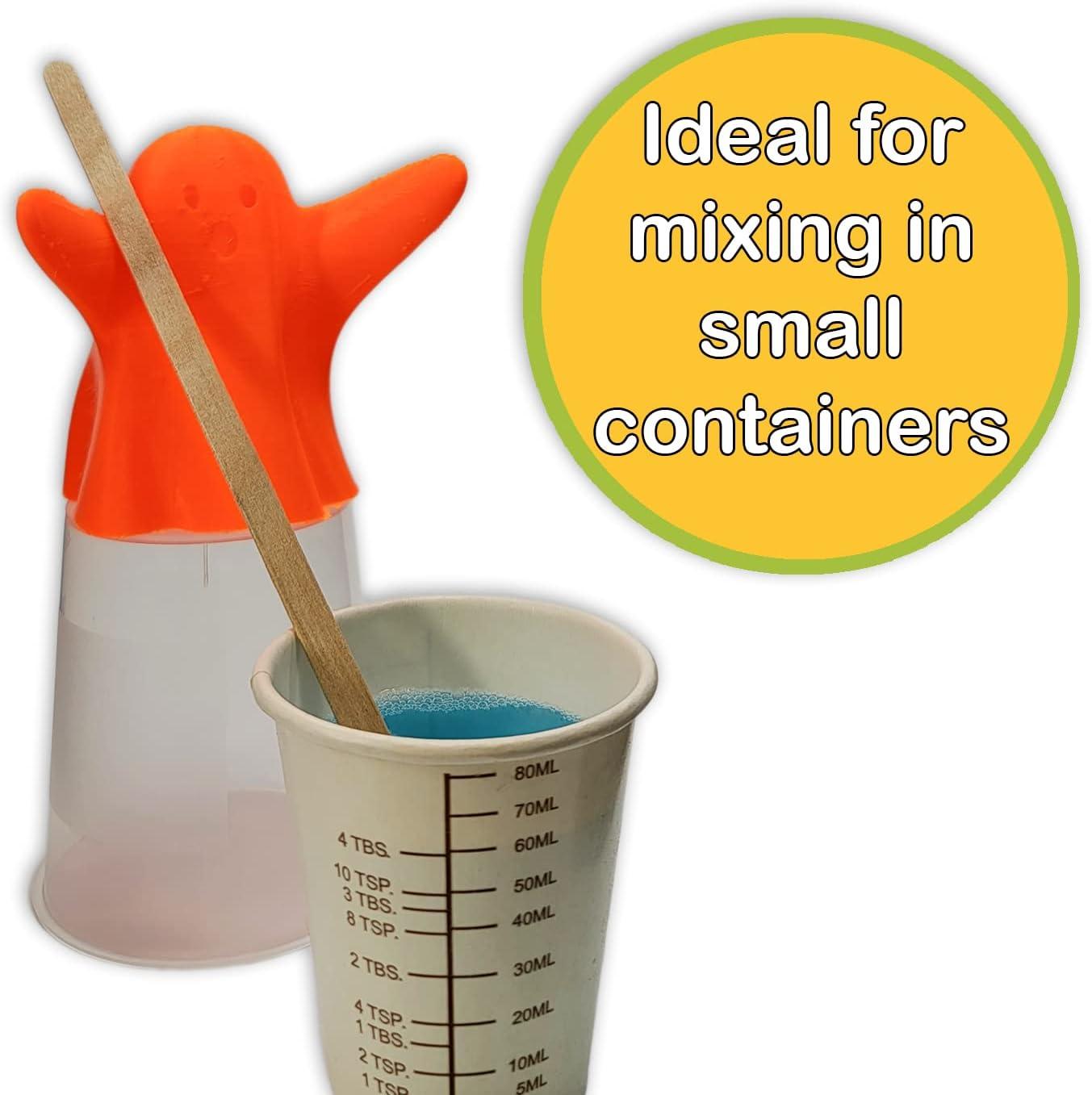 30ml Small Measuring Cup Plastic Mixing Cup With Wooden Stick for