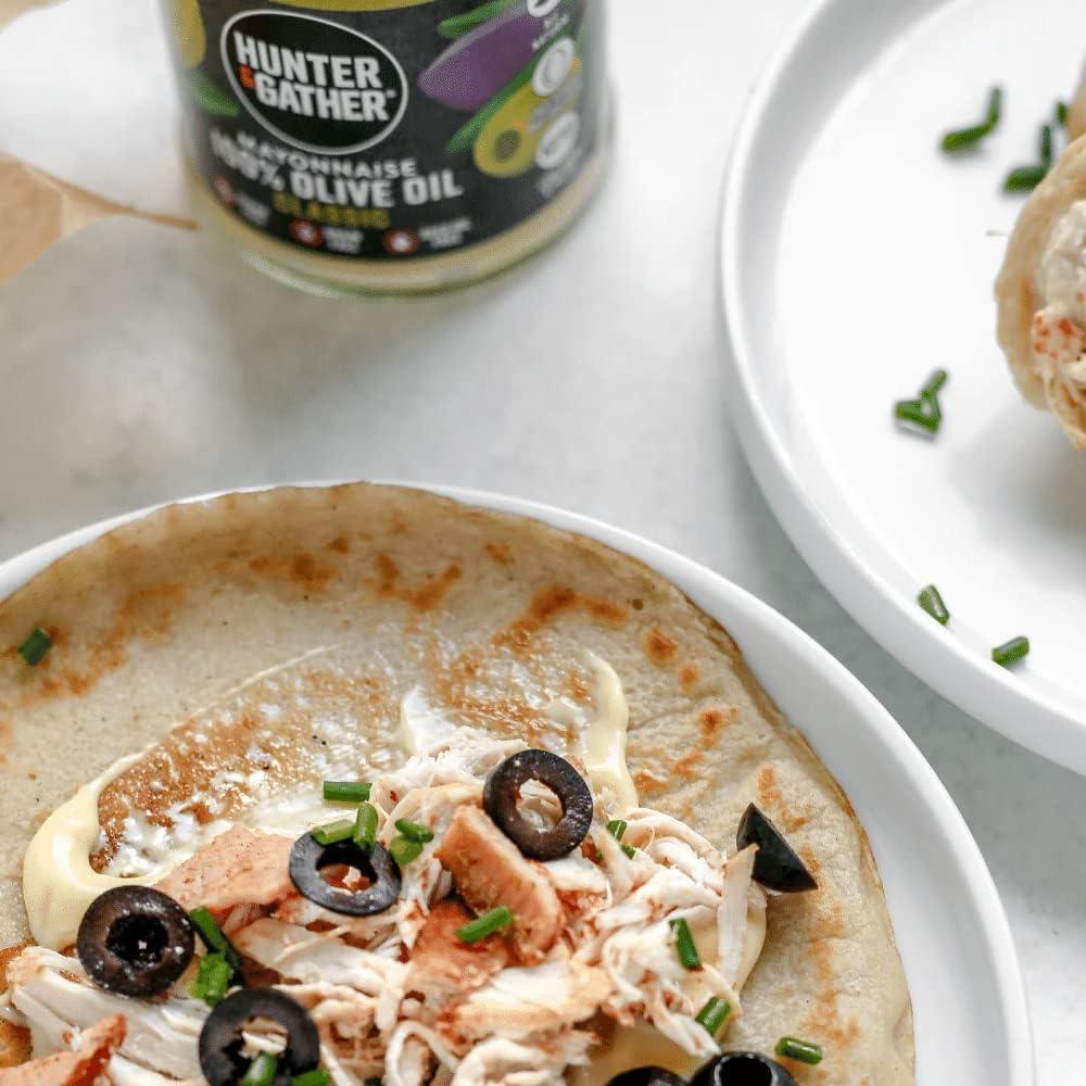 Hunter & Gather Olive Oil Mayonnaise 3 x 250g Made with Olive Oil & British Free Range Egg