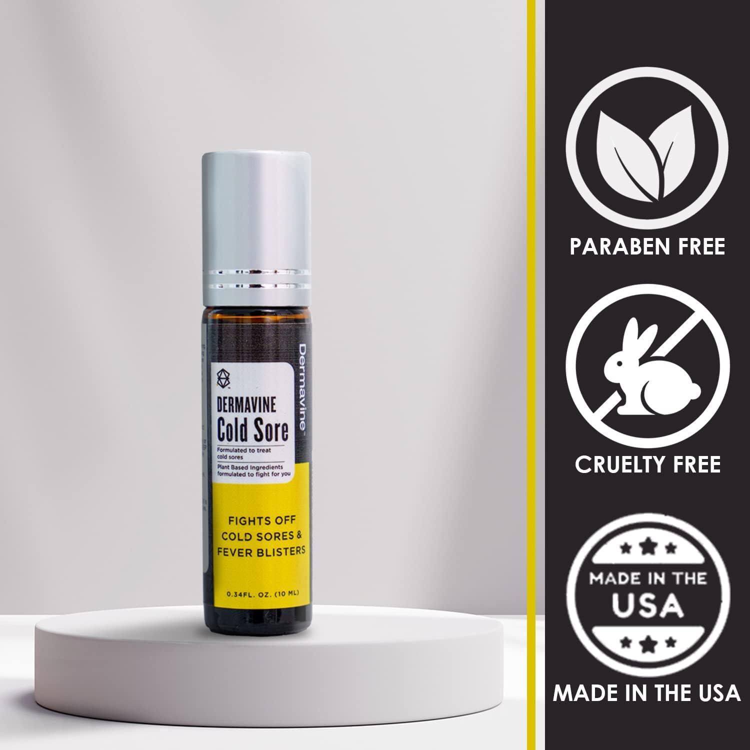Cold Sore Treatment for Lips | Plant-Based Fever Blister Relief |  Travel-Size Roll-On Applicator | 0.34 Fl Oz | Buy Now with Express  International Delivery | GoSupps.com