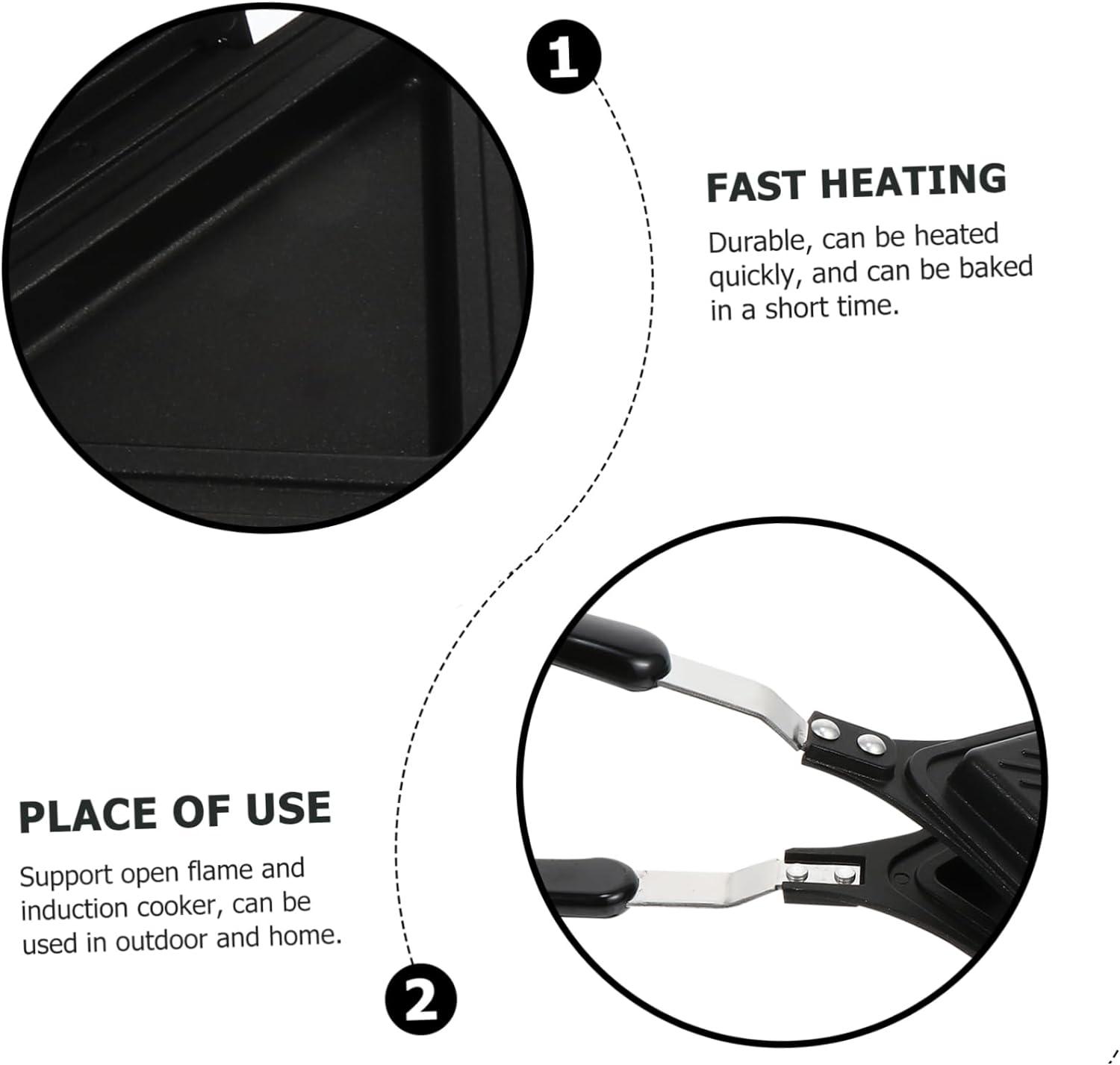 Ciieeo Pcs Sandwich Pan Sandwich Frying Pan Sandwich Baking Pan