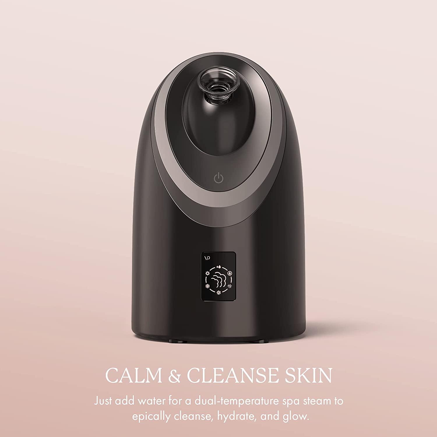 Vanity Senia Hot and Cold Facial Steamer Onyx (Black) Smart