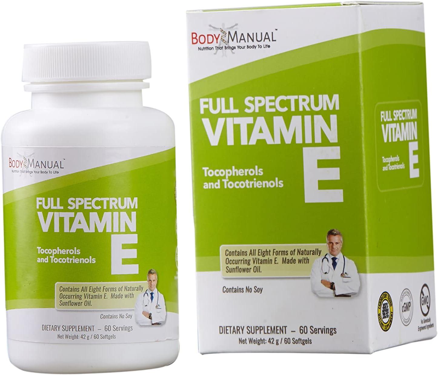 Full Spectrum Vitamin E as Nature Intended Contains All Four Alpha