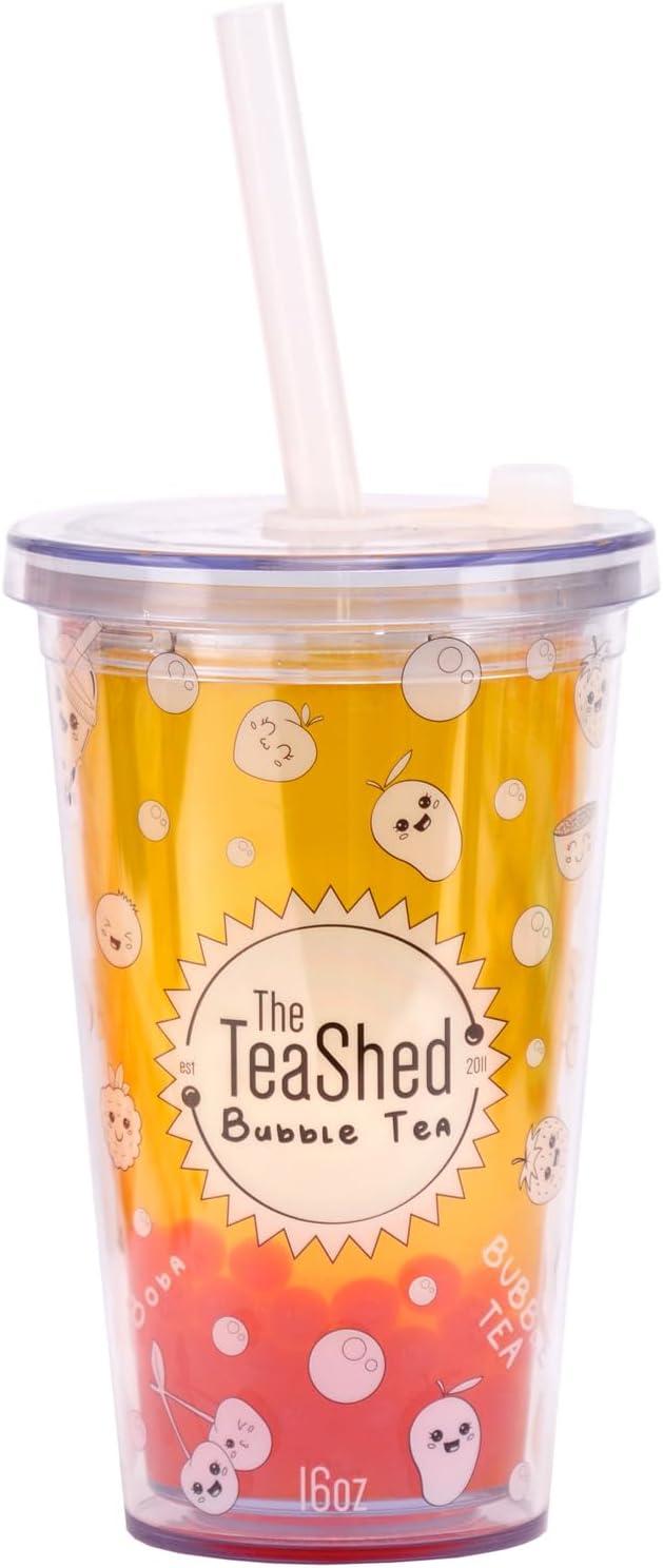 Bubble Tea Cup & Straw with Bubble Tea Kit Gift Set 1 Serving Set