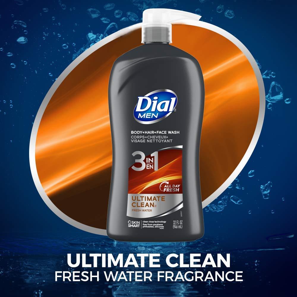 Fl Oz Dial Hair And Body Wash Dial Men 3in1 Ultimate Clean Body
