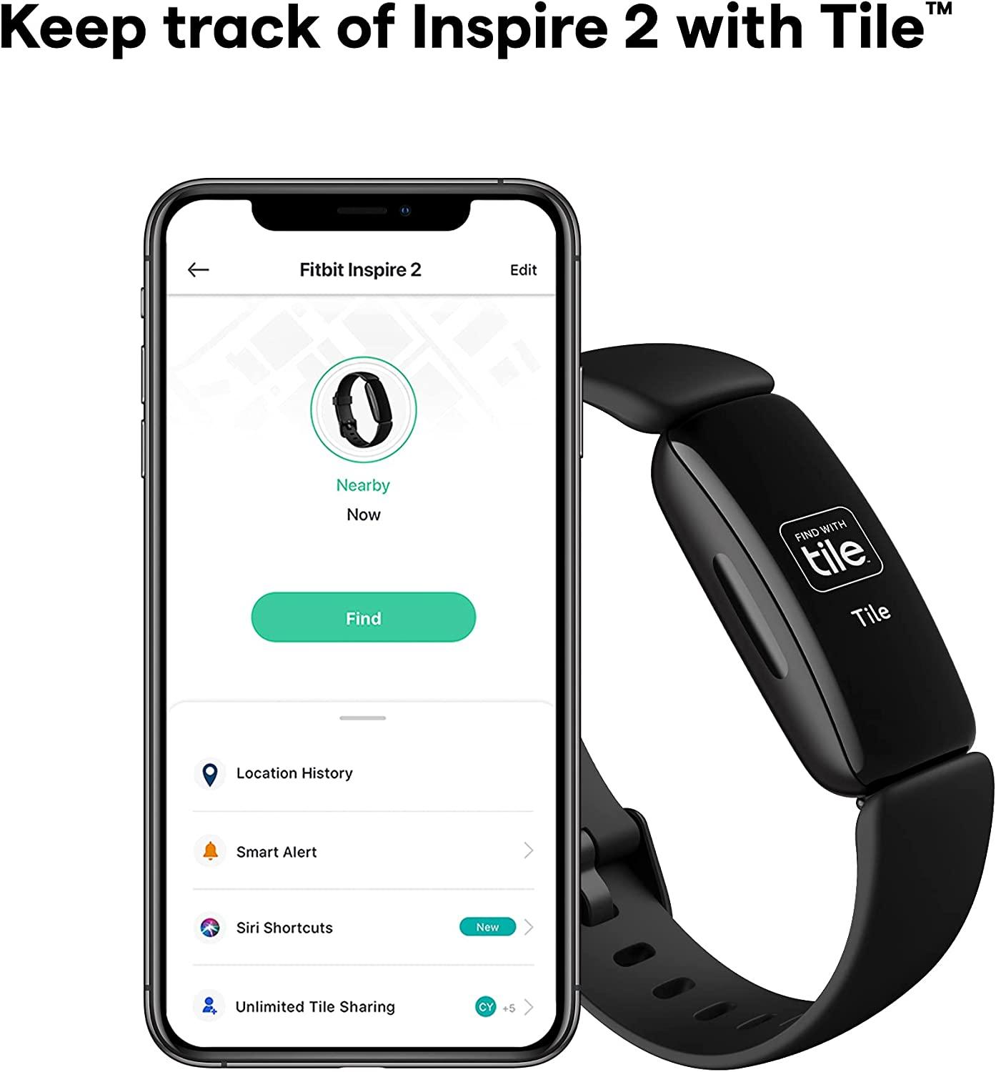 新品Fitbit Inspire2 Black ブラック L/Sサイズ Amazon.co.jp: Fitbit Inspire2 フィットネストラッカー Black