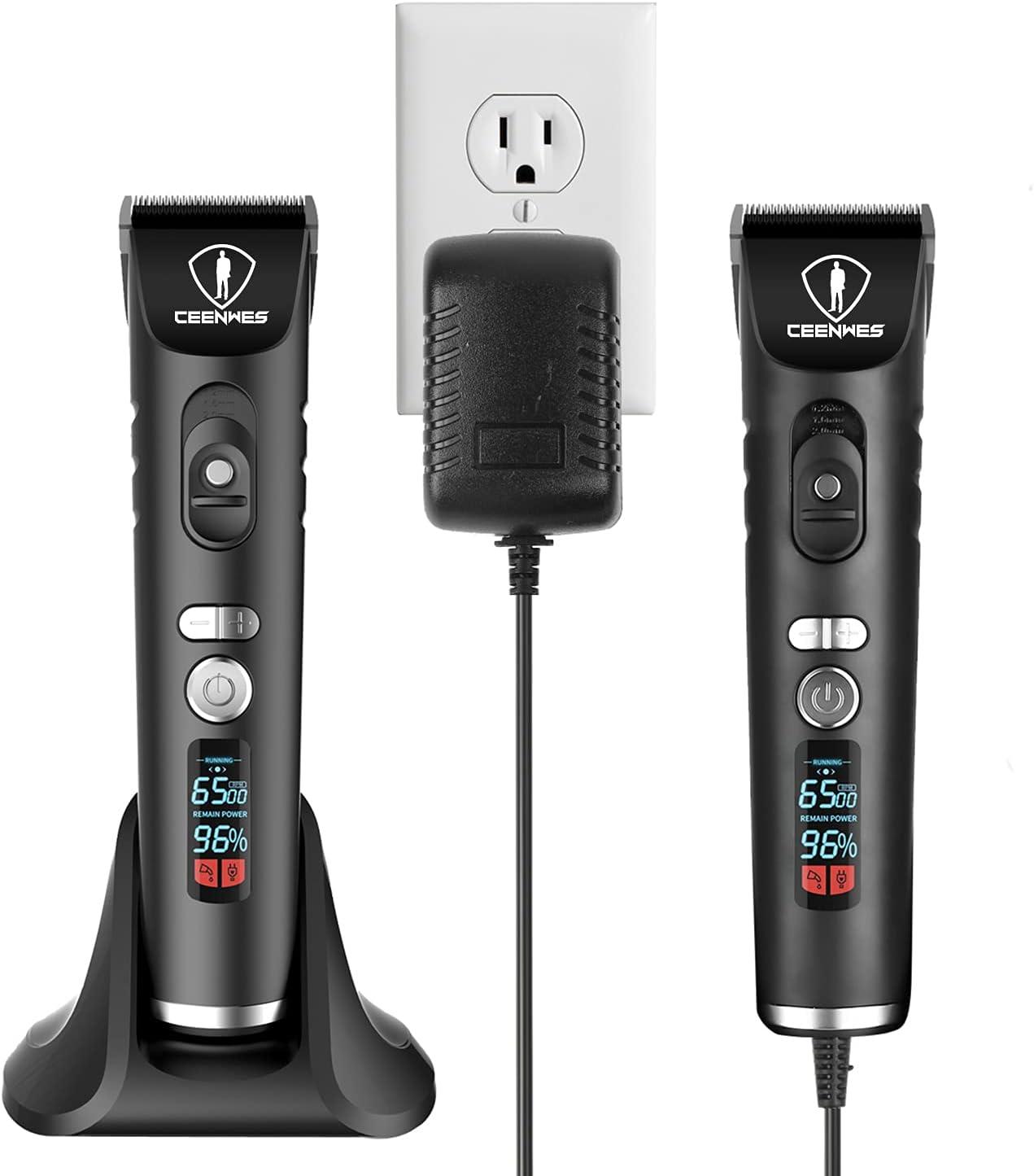 Ceenwes Hair Clippers Heavy Duty Clippers for Men Rechargeable