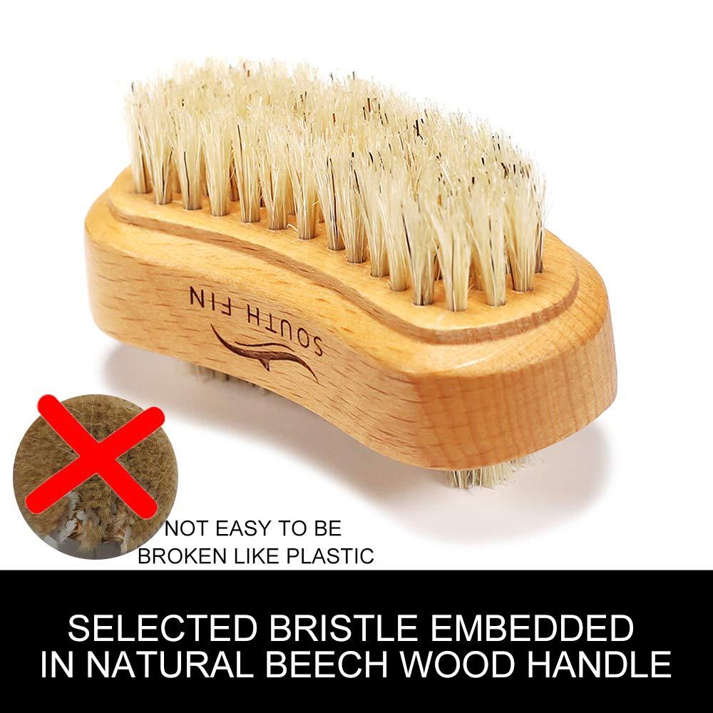 Wooden Nails Brushes for Fingers Cleaning Nail Brush Manicure Pedicure