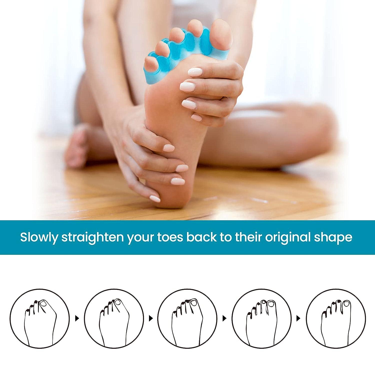 Sumiwish Toe Separators 8 Pcs Toe Stretcher for Therapeutic Relief