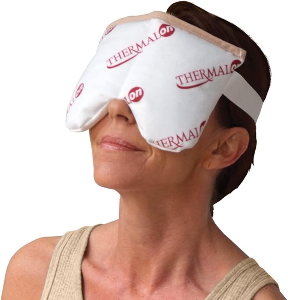 Thermalon Sinus Relief Mask 5 1/2 x 8 with Ties Moist HeatCold Therapy
