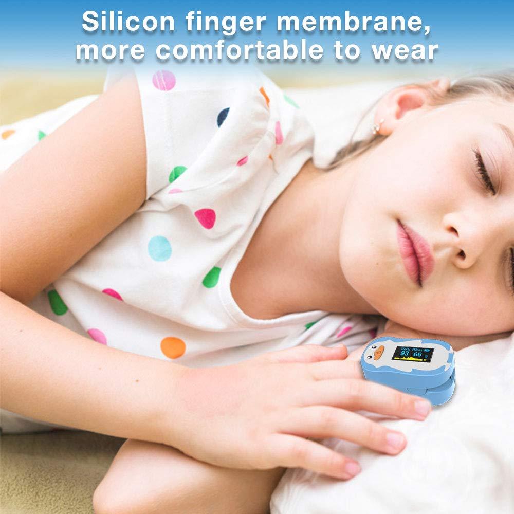 Wellue Children Pulse Oximeter Fingertrip Blood Oxygen Saturation for
