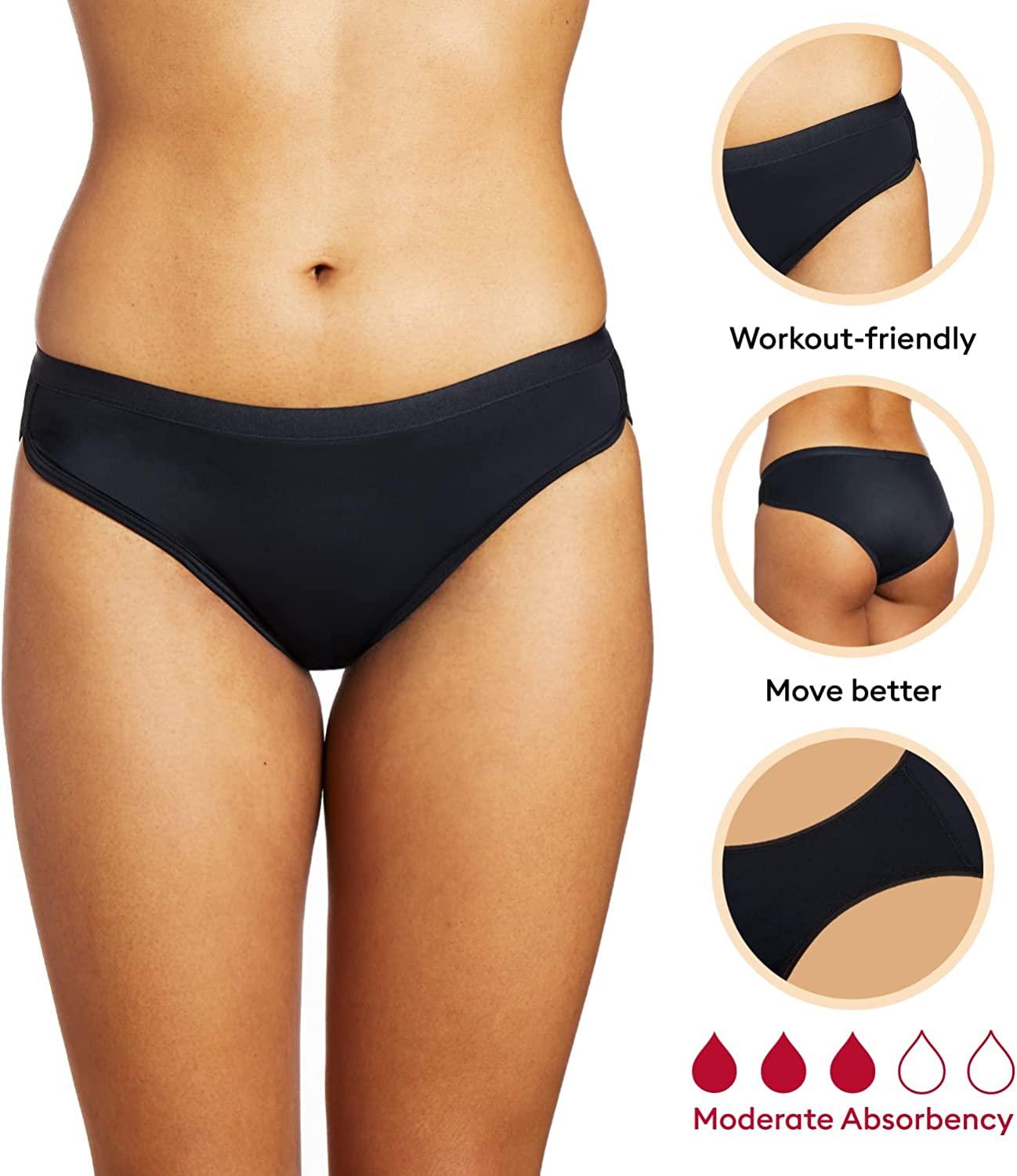 Thinx Sport Period Underwear for Women Moderate Absorbency Period