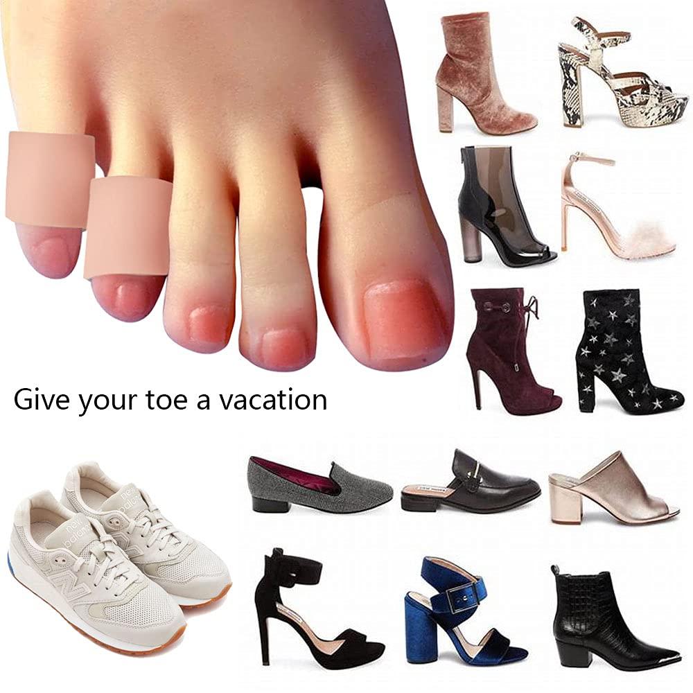 Pinky Toe Protectors Beige Toe Covers for Ingrown Toenails
