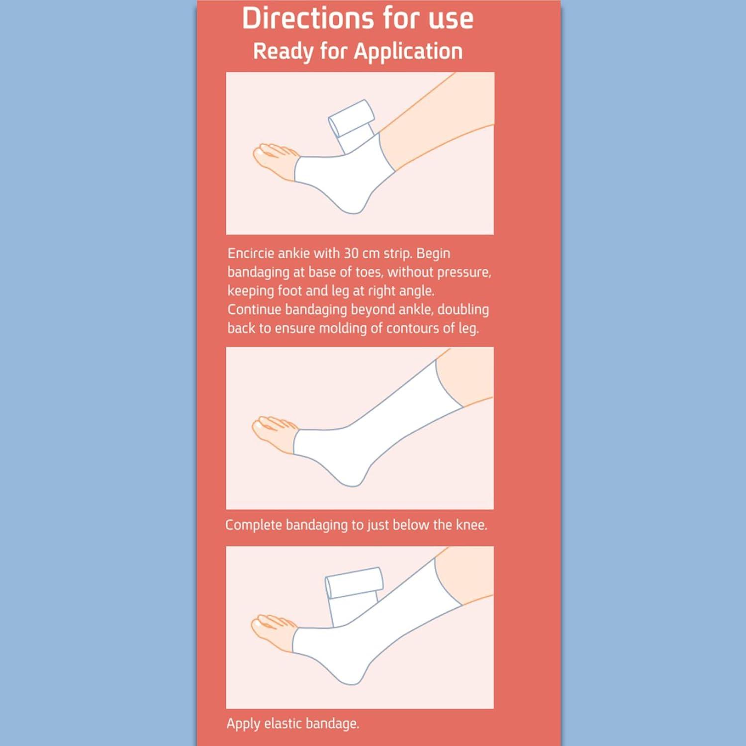 Unna Boot with Zinc and Calamine by Sion Biotext Compression Bandage