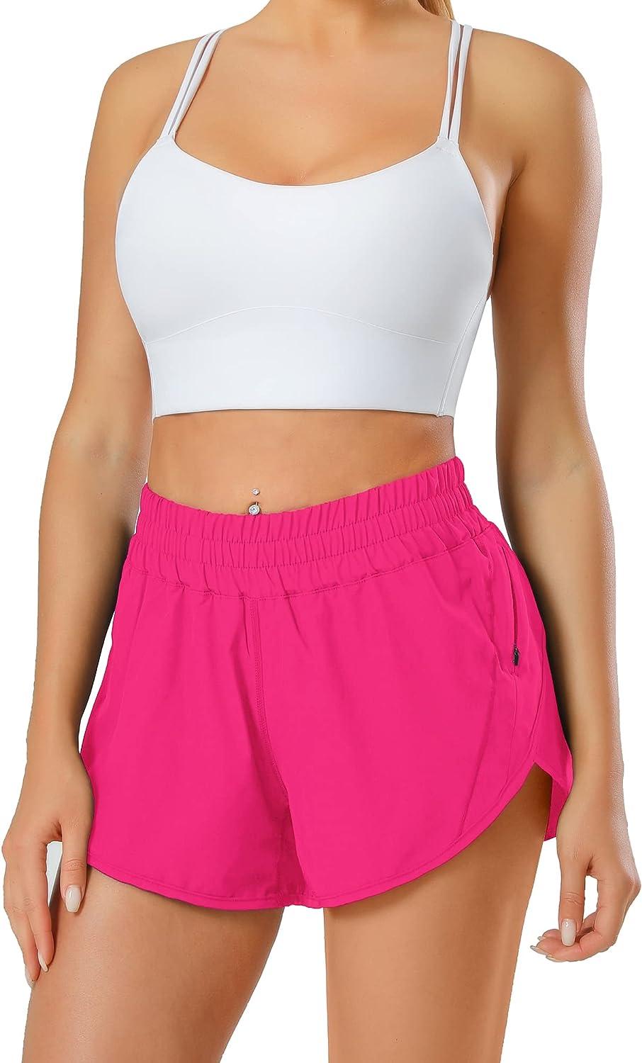 Quick-Dry Loose Running Sports Workout Shorts for Women Gym Athletic with  Pocket - 2.5 Inches