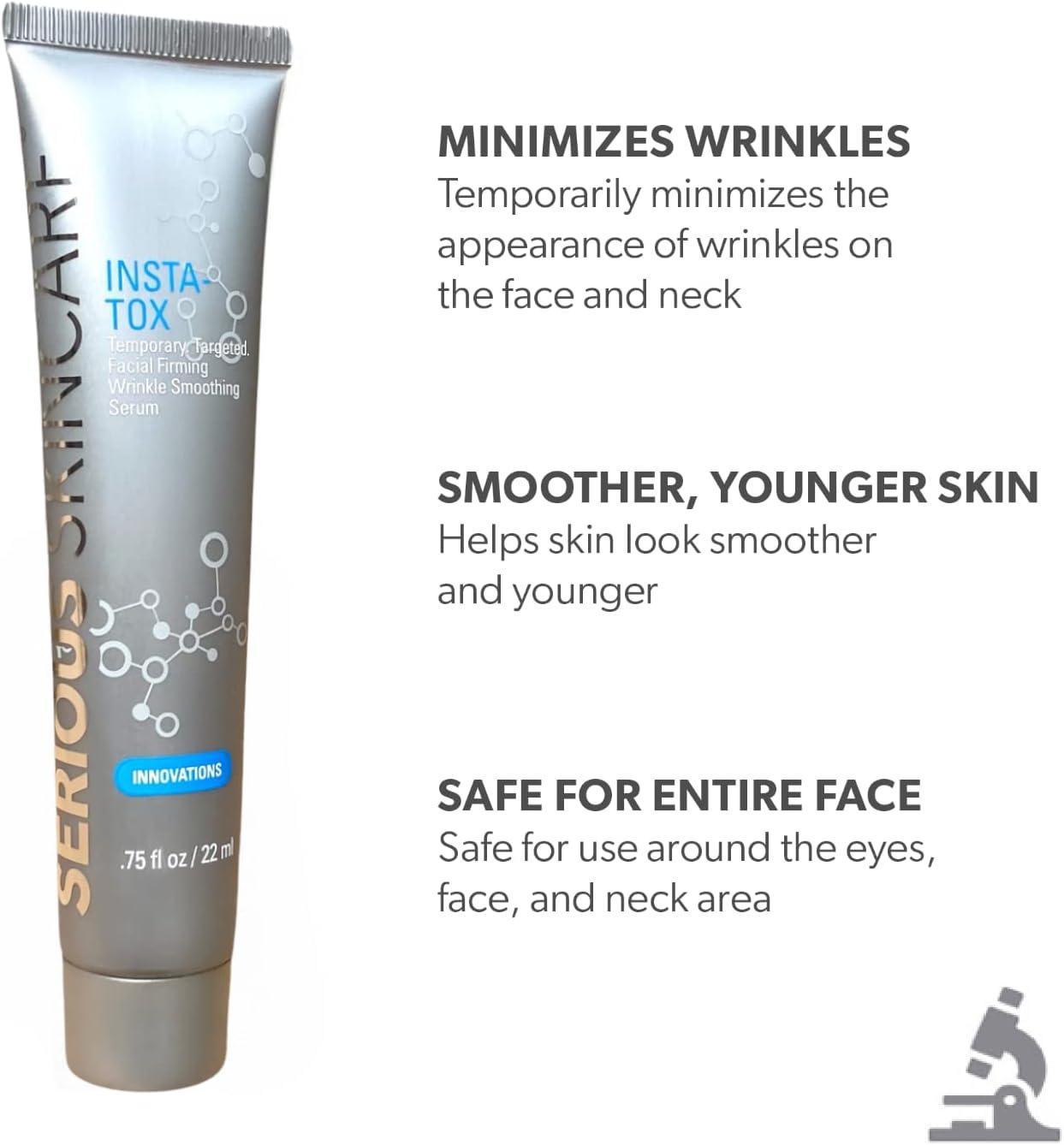 Serious Skincare Insta Tox Wrinkle Smoothing Serum Serious Skincare Insta-TOX Instant Wrinkle Smoothing Serum - 0.75 oz