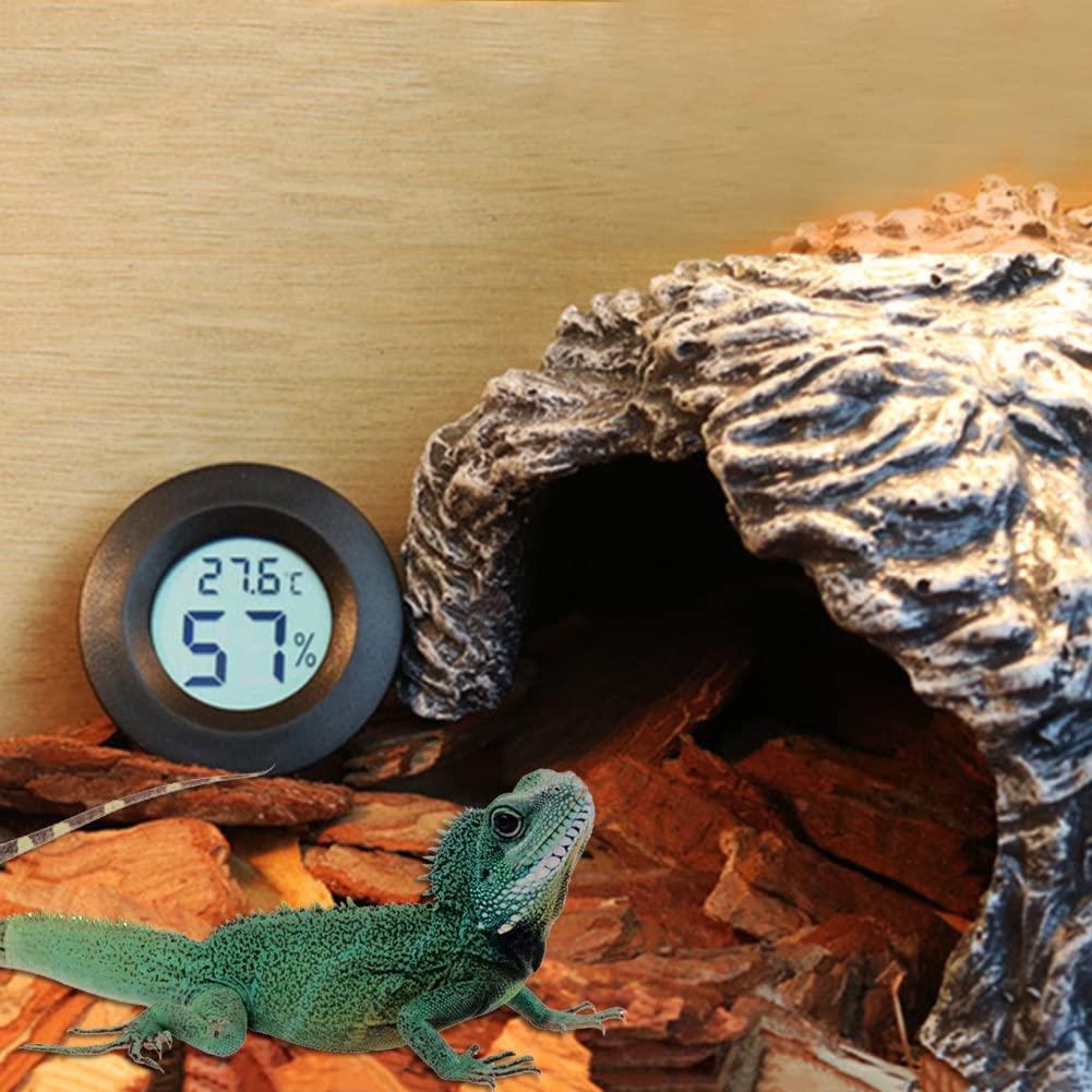 Reptile Thermometer And Humidity Gauge - Mini Digital Humidity ...