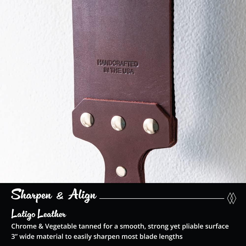 RoyalShave Red Latigo Leather Straight Razor Strop - Premium Quality ...