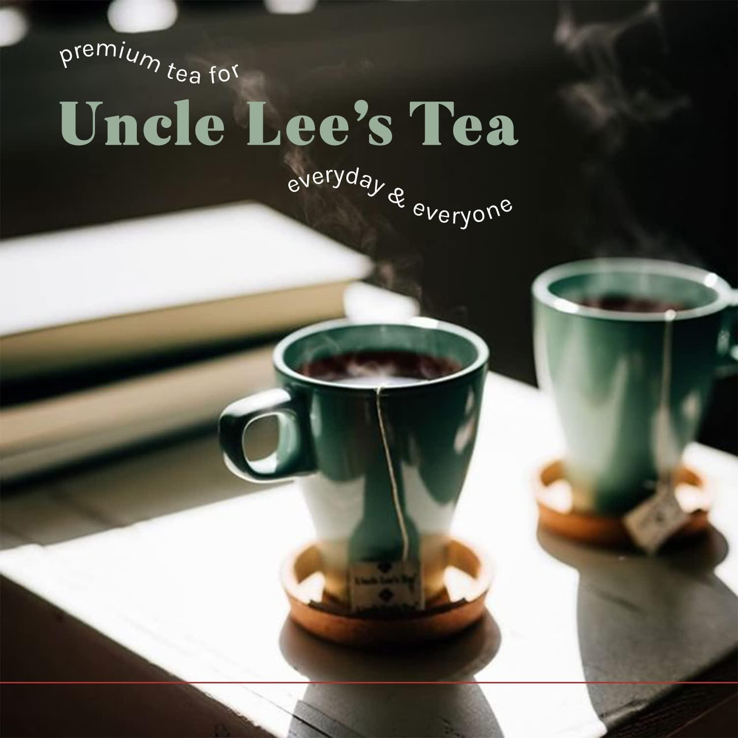 Uncle Lee's Organic Green Tea - 100 Tea Bags (Pack Of 4) Antioxidant Rich
