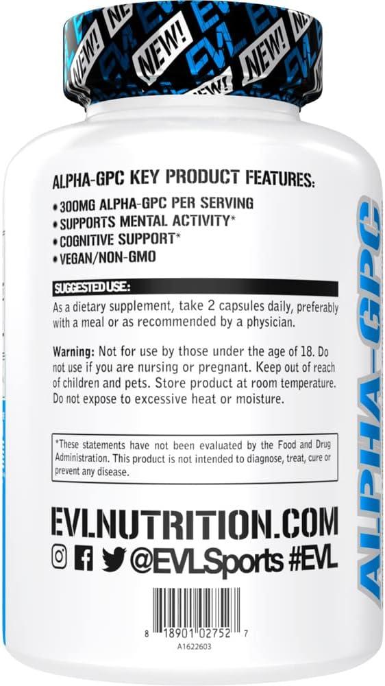 Alpha GPC - Supports Brain Function - 300 MG (60 Vegetarian Capsules) at  the Vitamin Shoppe