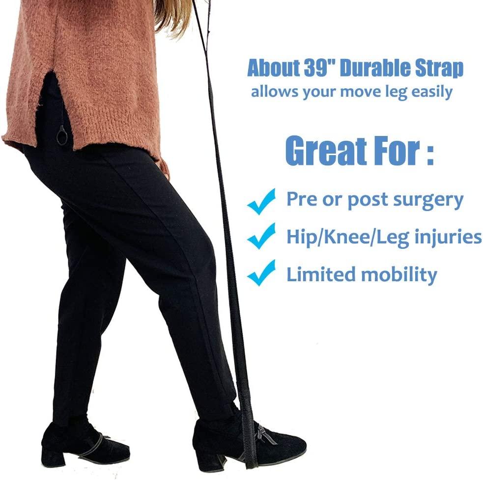 Leg Lifter Strap Rigid Knee Hip Replacement Recovery Kit Foot Lifter
