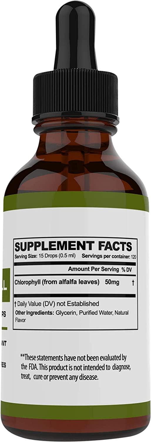 Liquid Chlorophyll Drops Boost Energy, Strengthen Immune System, Detox