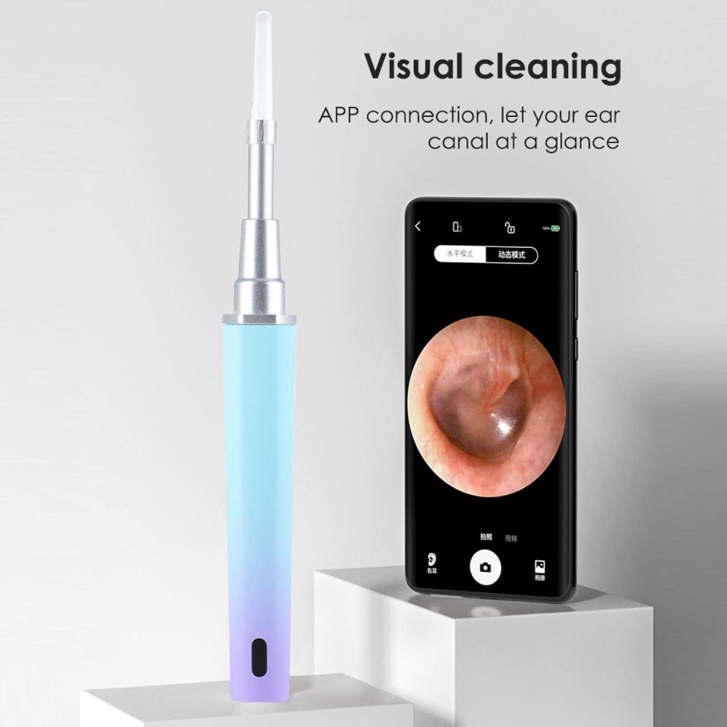 Wireless Visual Otoscope Visual Luminous Ear Pick Ear Cleaning Tool
