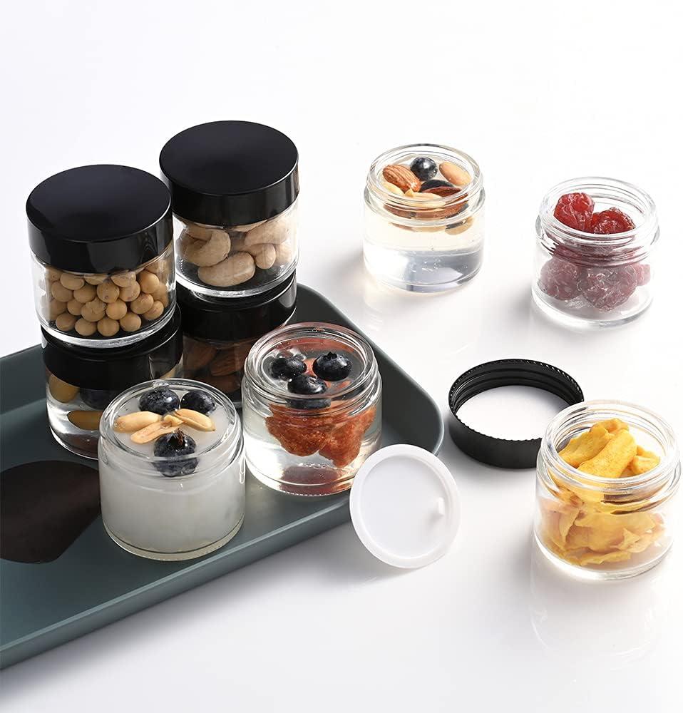 Handmade Mini Spice Rack includes 6 Glass Jars 