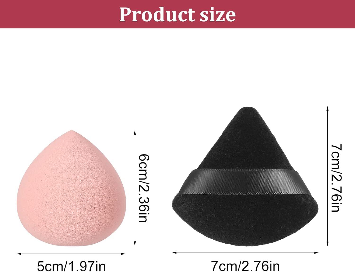 Smilcloud 4 Pcs Makeup Sponges Ultra Soft Expanding Marshmallow Sponge