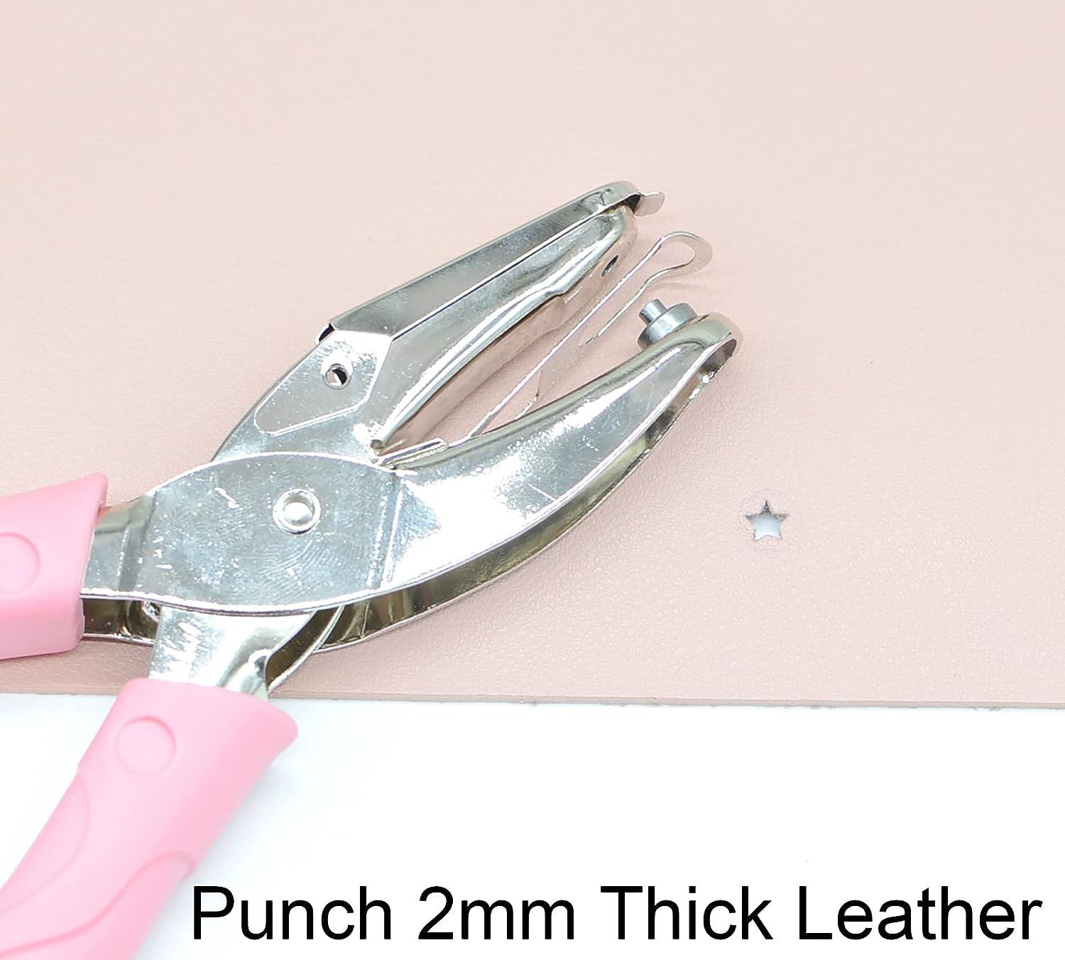 Star Shape Single Paper Hole Punch 1 Pack 6.3 Inch Length 1/4 Inch