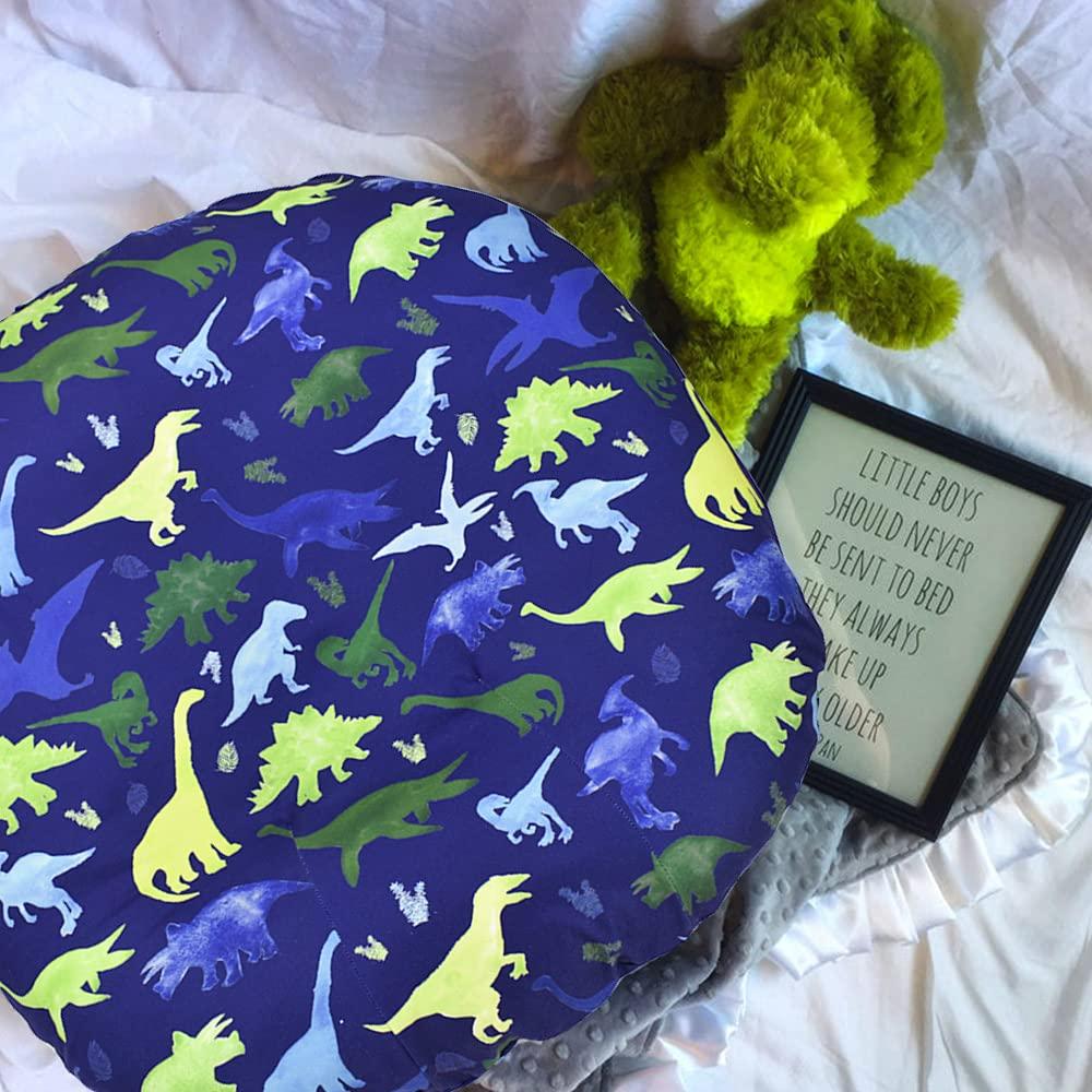 Dinosaur Lounger Cover, Lounger Cover Blue, Lounger Cover Boy, Breathable & Dinosaur Lounger Cover for Newborn Lounger Pillow Case for Babies Snug  Fitted Removable Slipcover Babynest Cover for Boys \u0026 Girls Lovey Super Soft