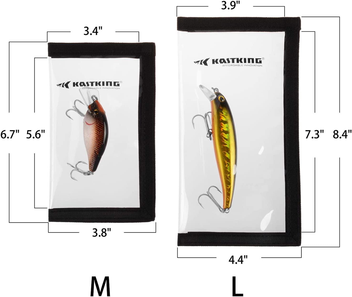 KastKing Fishing Lure Wraps, 4 Packs Lure Cover, Saltwater Resistant Fishing  Gear, Fishing Hook Covers, Durable & Clear PVC Keeps Fishing Safe, Easily  See Lures, Available in Two Sizes, Great Value 4