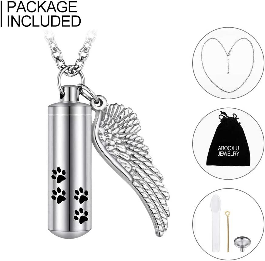 Dog Bone with Crystals Stainless Steel Pet Ashes Pendant | Cremation  Solutions