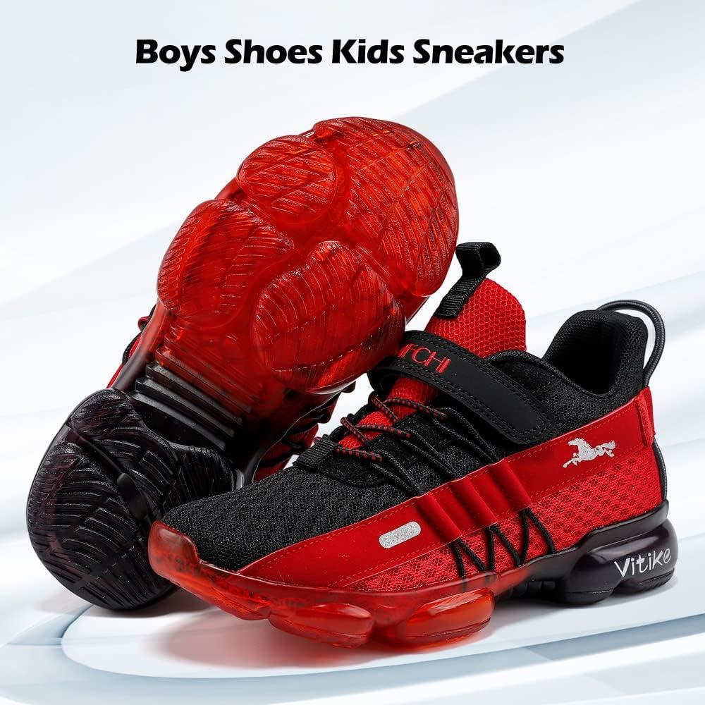 Black running shoes deals for kids