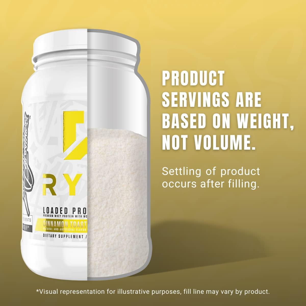 Ryse Core Series Loaded Protein 25g Whey Protein, Prebiotic Fiber