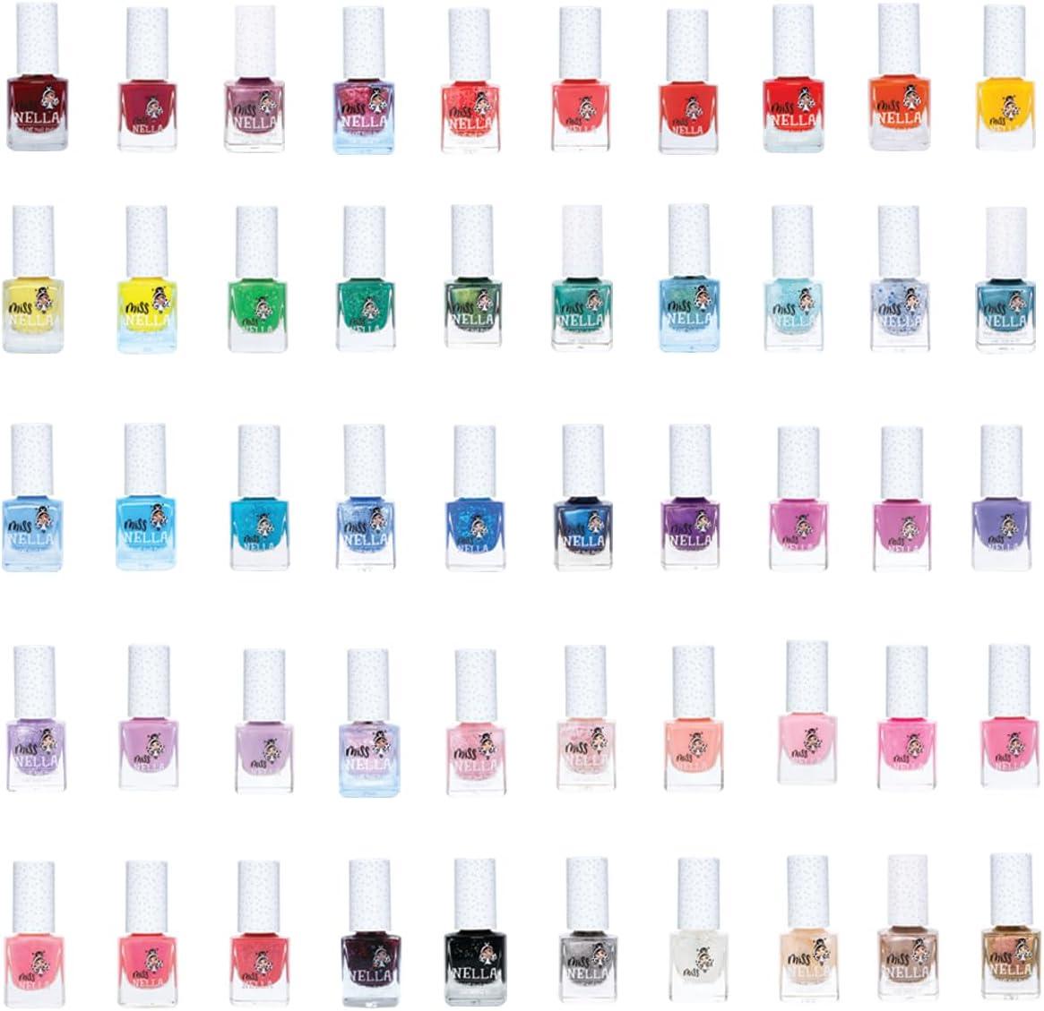 Miss Nella Collezione Magica Scatola Da 4 Smalti Peel Off, Senza Odori, A Base D'acqua E Sicuro Per Bambini, Rosa, Rosso, Oro E Blu - Foto 4