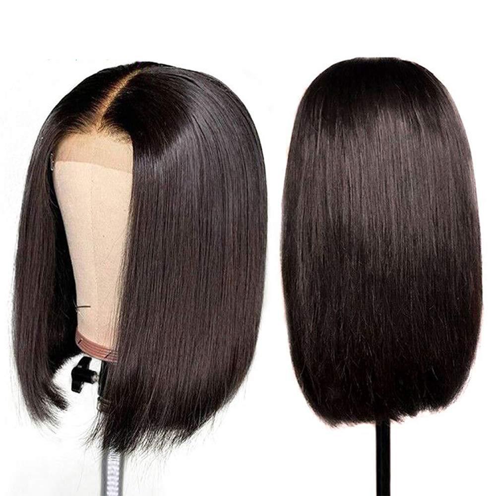 Ali lumina 10A Straight Lace Front Wigs Human Hair 16inch Brazilian Virgin  Human Hair 4x4 Lace Front Wigs for Black Women Pre Plucked with Baby Hair  150% Density : Buy Online at