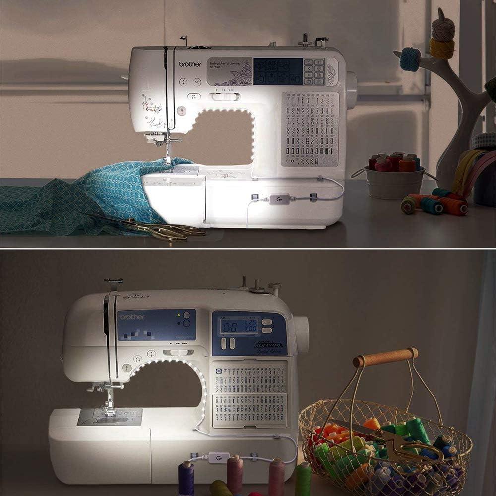 Sewing Machine Light Bright Strip LED Light With Touch Dimmer USB Power  Supply