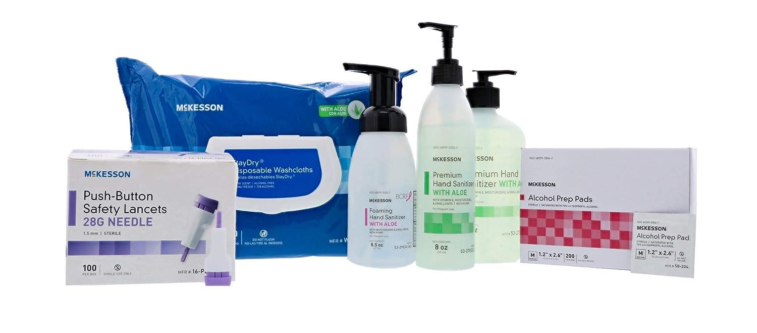 McKesson Premium Hand Sanitizer with Aloe 18 oz Spring Water Scented