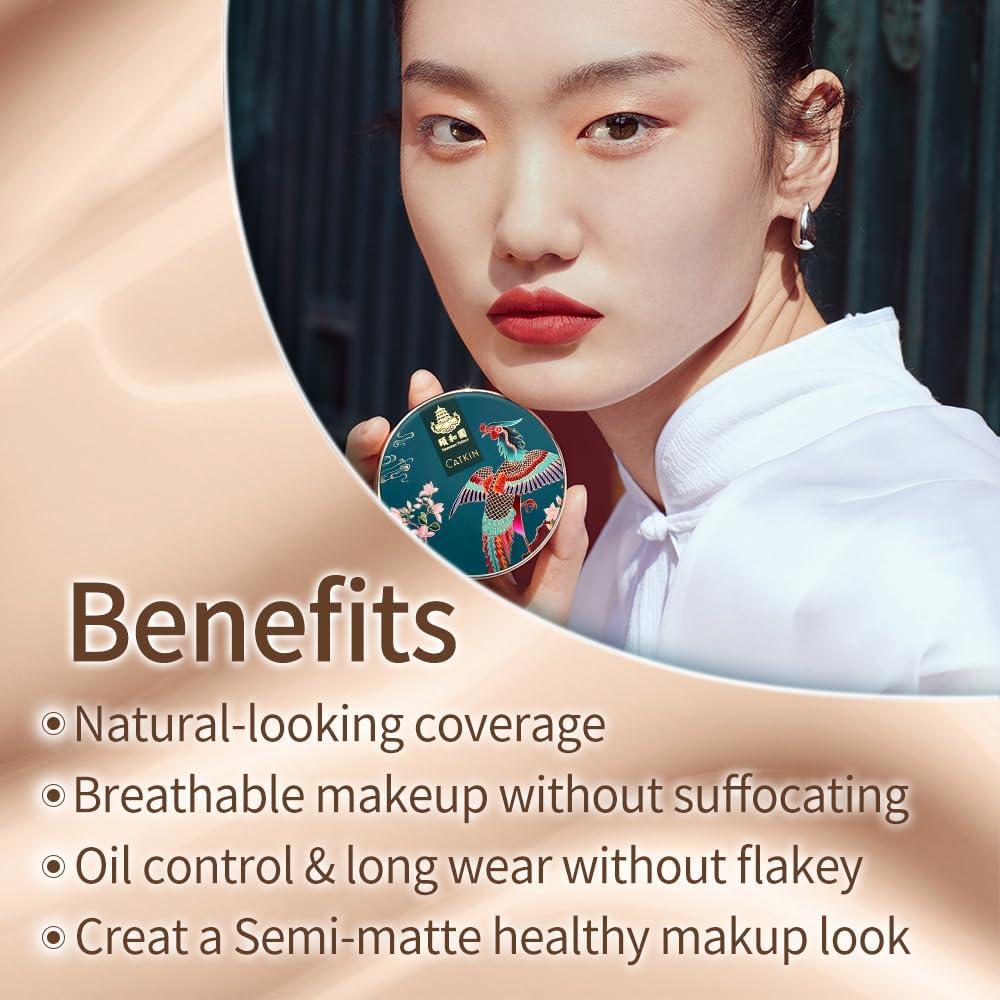 CATKIN X SUMMER PALACE Full Coverage Cushion Foundation for CATKIN X SUMMER PALACE Full Coverage Cushion Foundation for
