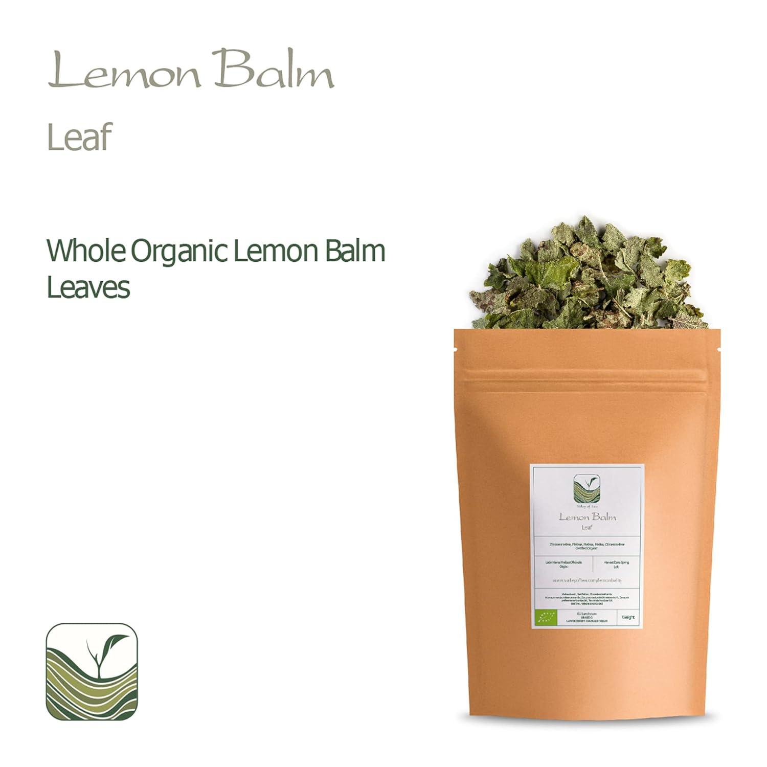 Lemon Balm Organic Tea - Bio Melissa Officinalis Leaves - Dried Melisse Tea  100g for Wellness | Buy Now with Express International Delivery |  GoSupps.com