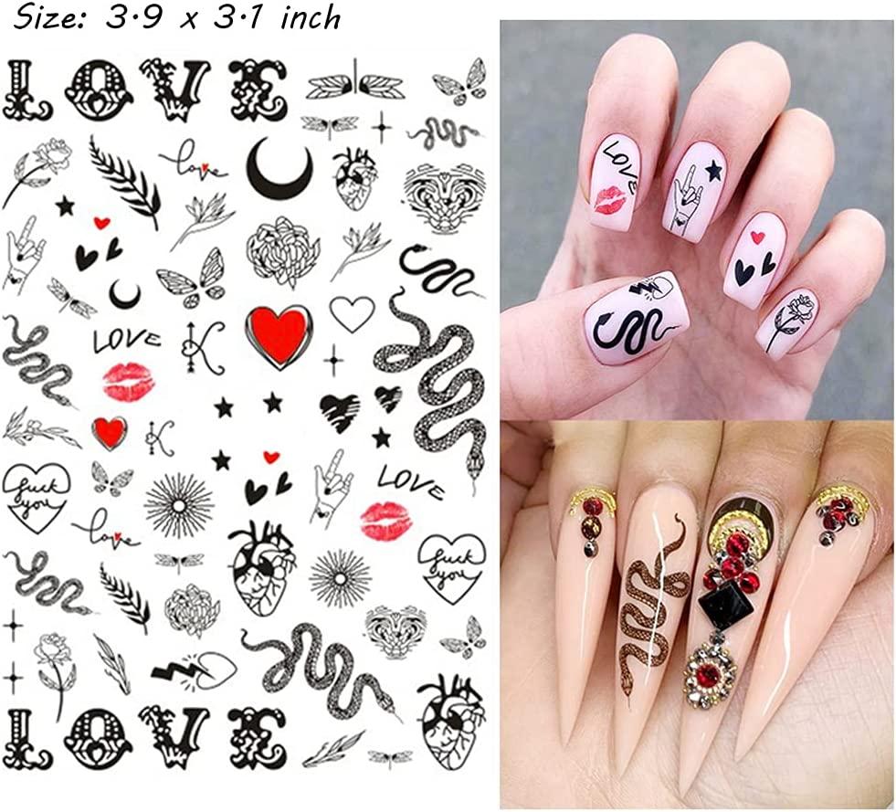 Designer Nail Art Sticker at Rs 50/set | नेल स्टीकर in Vasai | ID:  14706961373