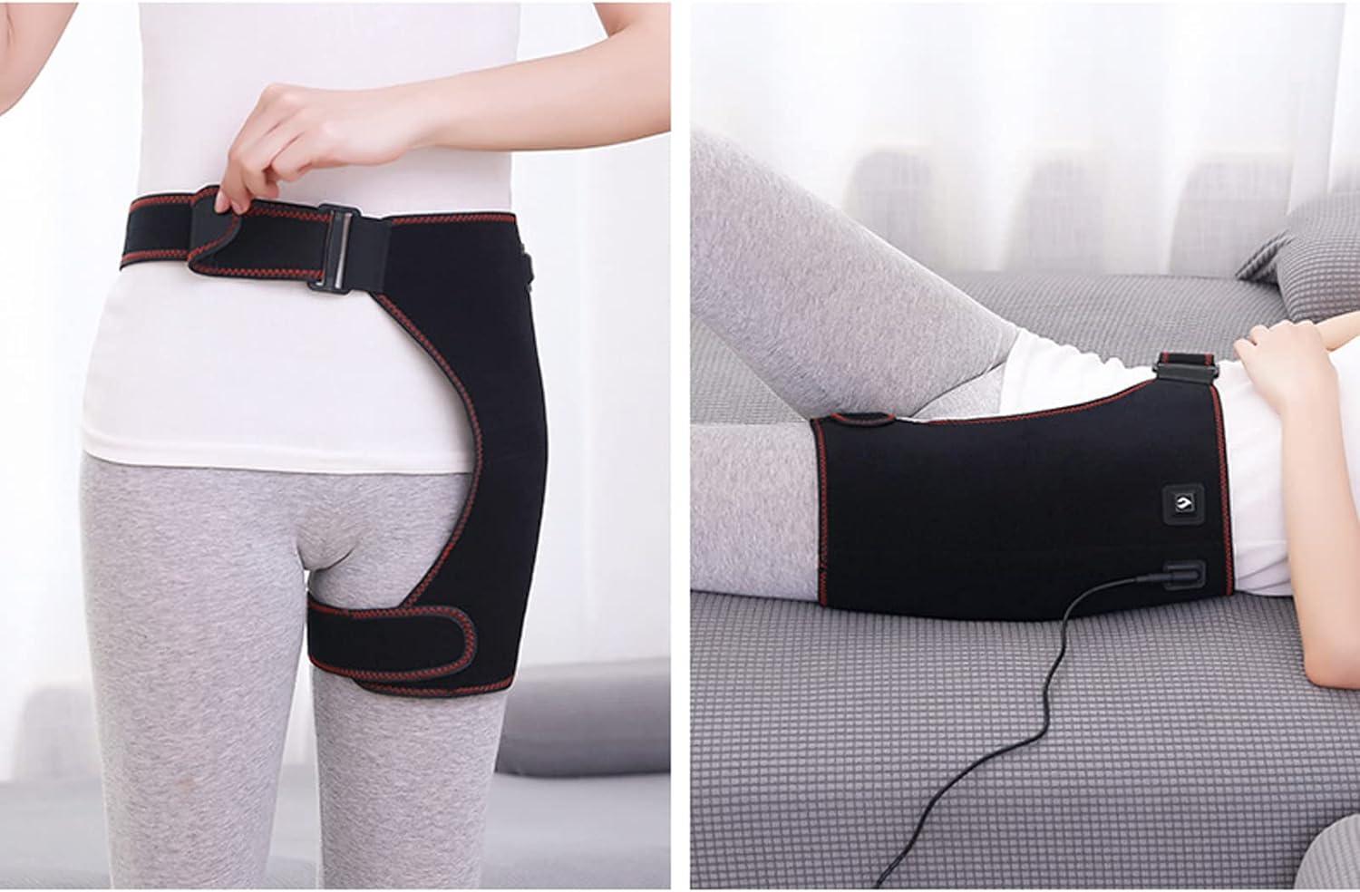 Hamstring Heat Pad Lower Back Hip Heating Belt Heated Groin Support