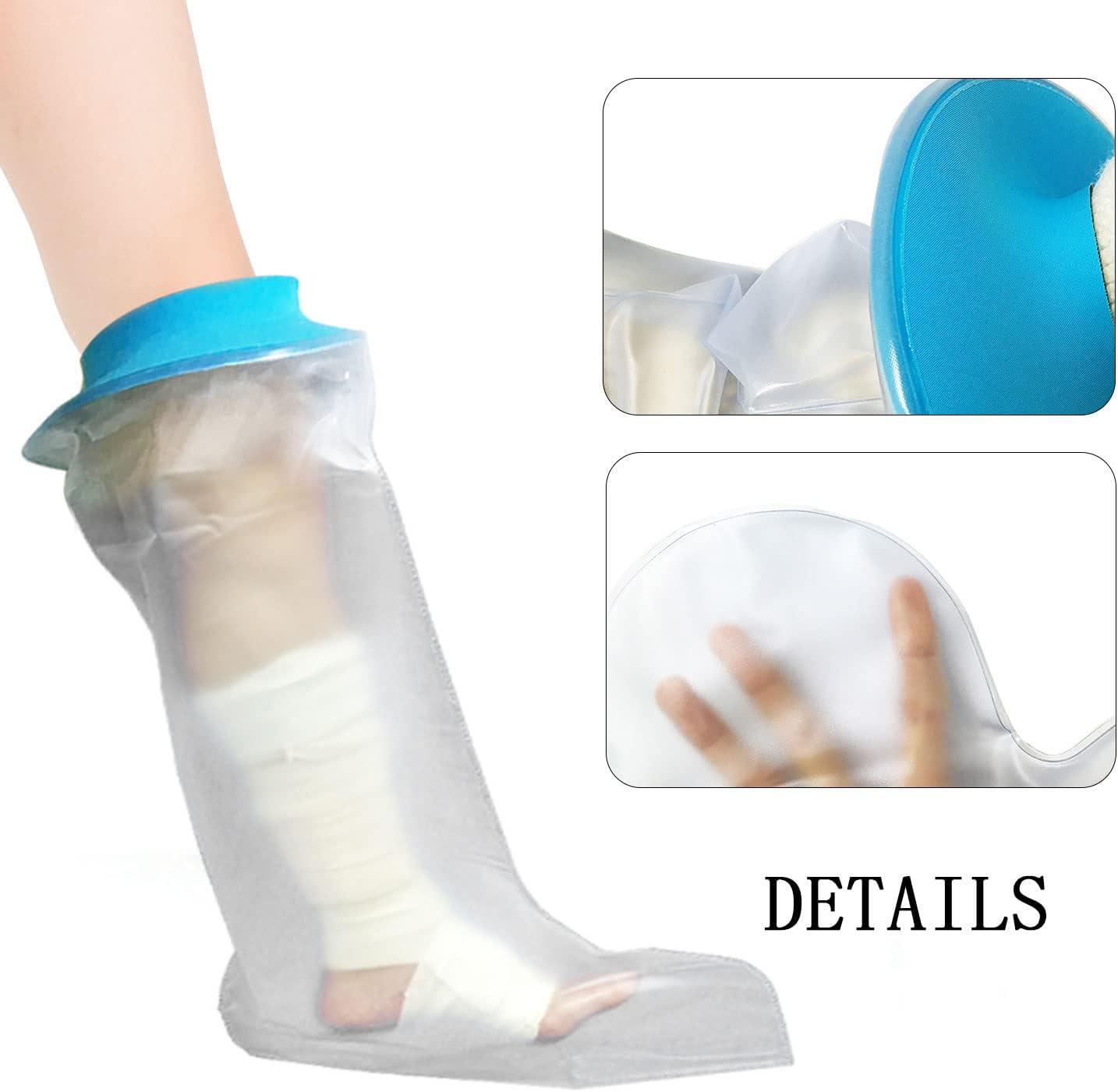 Kids Leg Cast Cover Waterproof Cast Protectors Short Leg Cast Covers