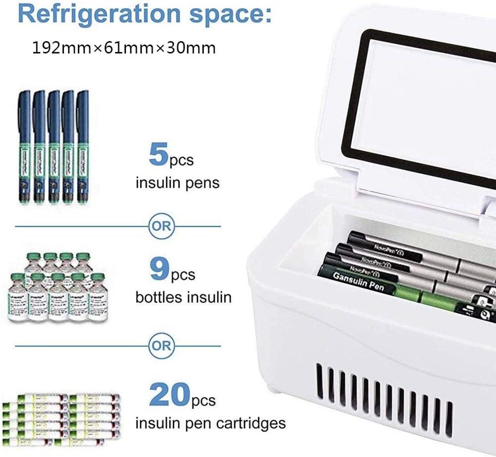XIAORANA Insulin Refrigerator Insulin Cooler Mini Fridge 28 C Medical