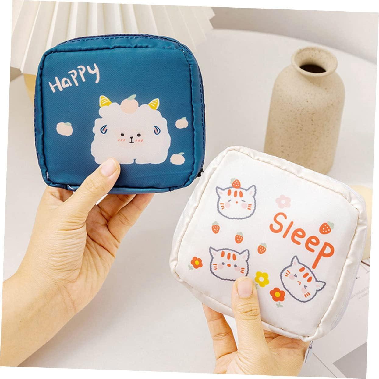 Credit Card Holder Organizer Bags | Sanitary Pad Pouch Zipper - Bag Women  Cute - Aliexpress