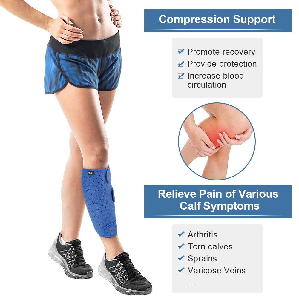 Yosoo Health Gear Compression Shin Splint Calf Shin Support Adjustable Calf Brace Calf Support